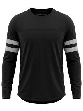 American Eagle Men’s Long Sleeve Colorblock Shirt Size MT Medium gray